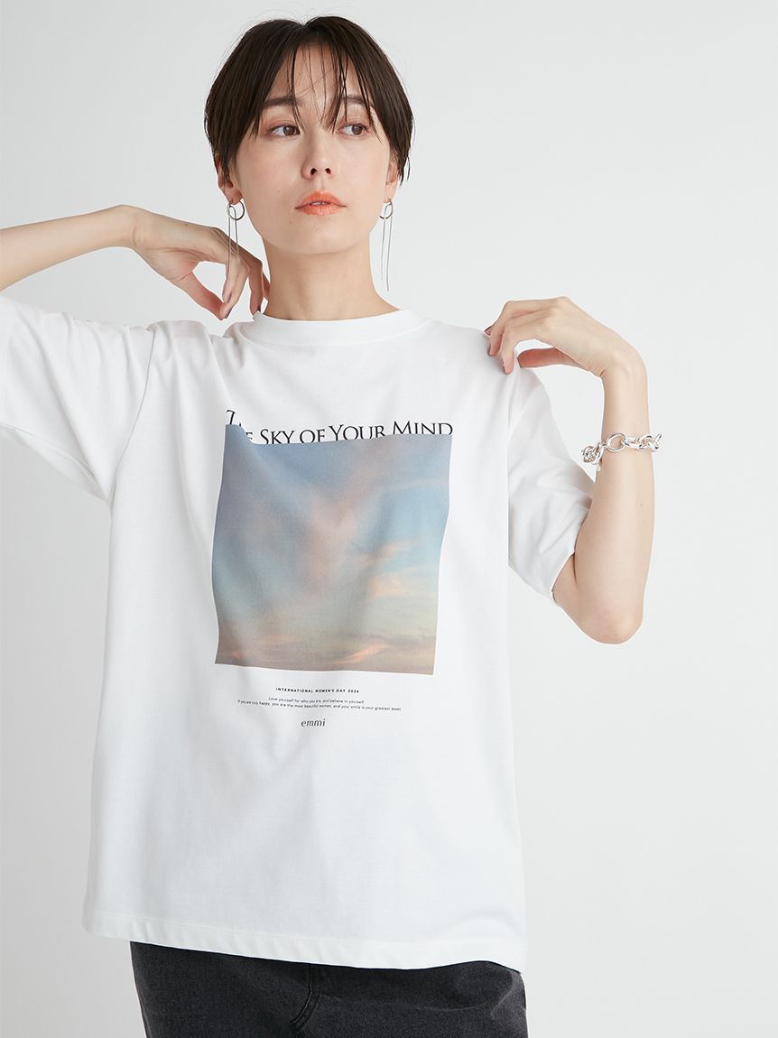 emmi atelier】eco フォトTシャツ(Tシャツ/カットソー)｜トップス ...