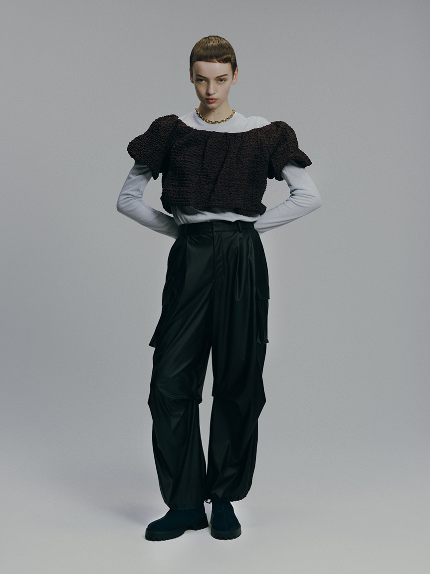 オーガニックコットン強撚天竺トップス(カットソー)｜トップス｜emmi