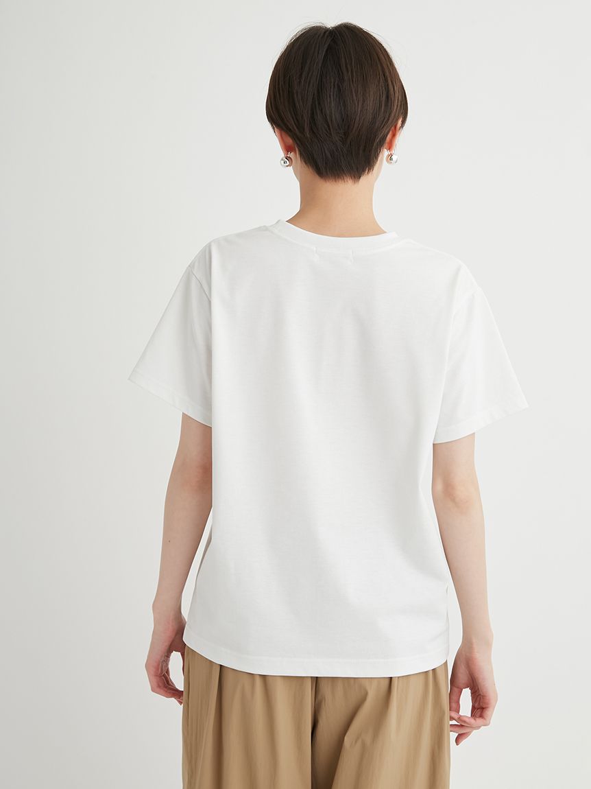 emmi uvシャツ フリーサイズ eco UVカットemmiロゴTシャツ(Tシャツ/カットソー)｜トップス