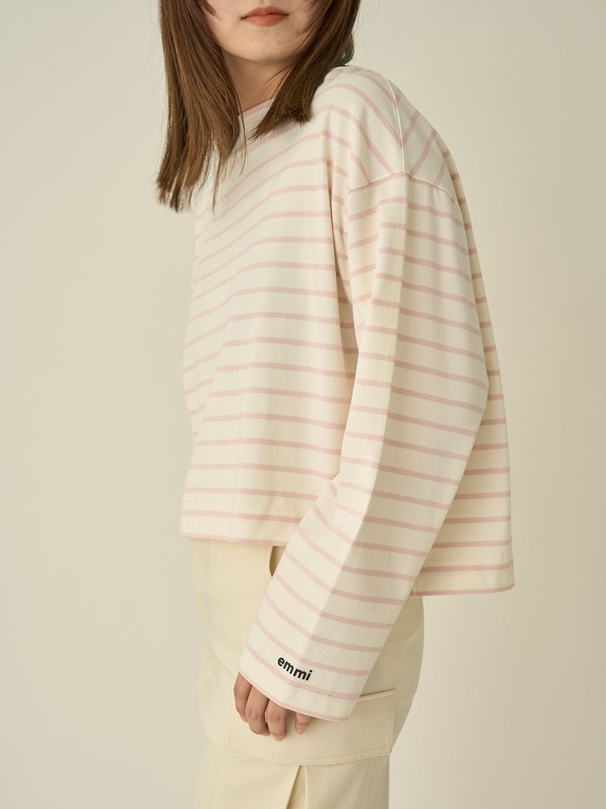 emmi｜フリル付きロングスリーブTシャツ | Rakuten Fashion(楽天