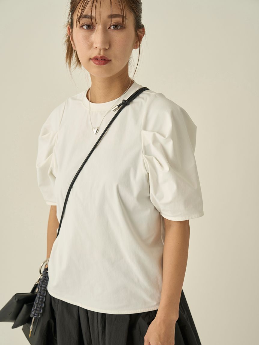 タックスリーブカットトップス(Tシャツ/カットソー)｜トップス