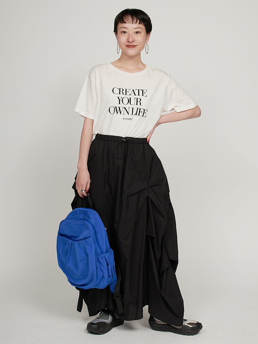 エミ フロッキーロゴTシャツ emmi フロッキーロゴTシャツ(Tシャツ/カットソー)｜トップス｜emmi