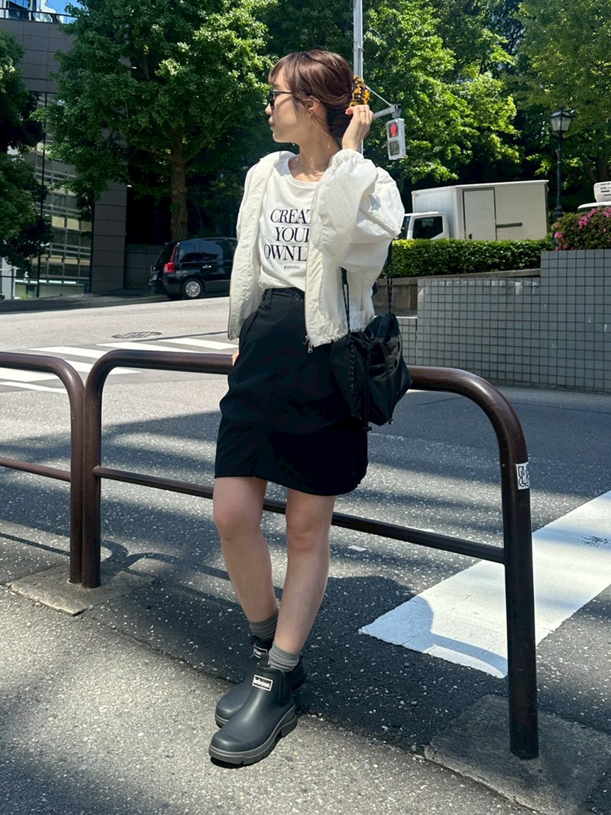 フロッキーロゴTシャツ(Tシャツ/カットソー)｜トップス｜emmi