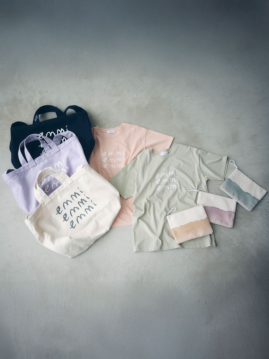 emmi×ecostore】UpDRIFT emmiロゴTシャツ(Tシャツ/カットソー