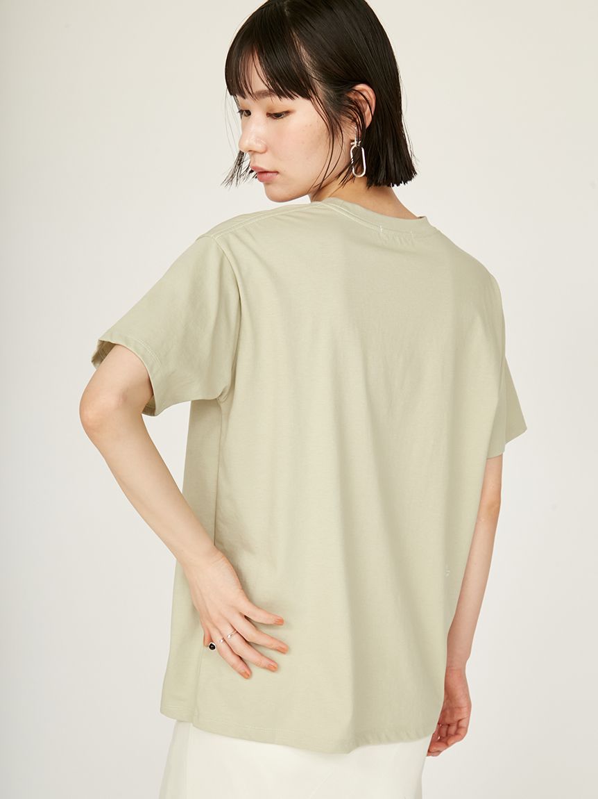エミ emmi×ecostore UpDRIFT emmiロゴTシャツ emmi emmi×ecostore】UpDRIFT emmiロゴTシャツ(Tシャツ/カットソー