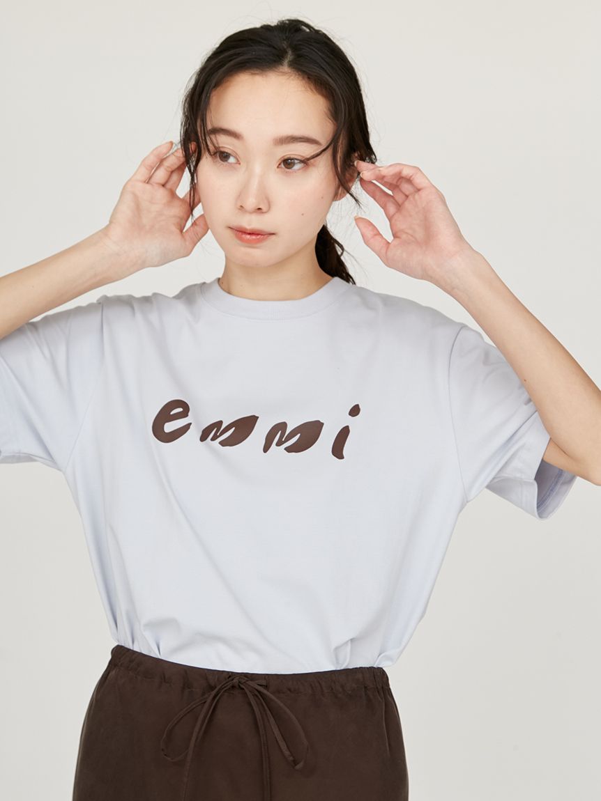 ペイントemmiロゴシャツ(シャツ・ブラウス)|トップス|emmi ペイントemmiロゴシャツ(シャツ・ブラウス)|トップス|emmi