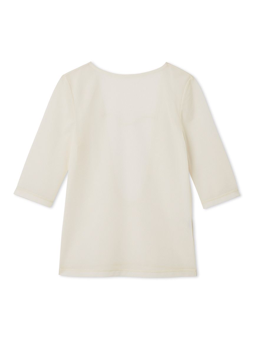 シアーレイヤードカットソー(Tシャツ/カットソー)|トップス シアーレイヤードカットソー(Tシャツ/カットソー)|トップス