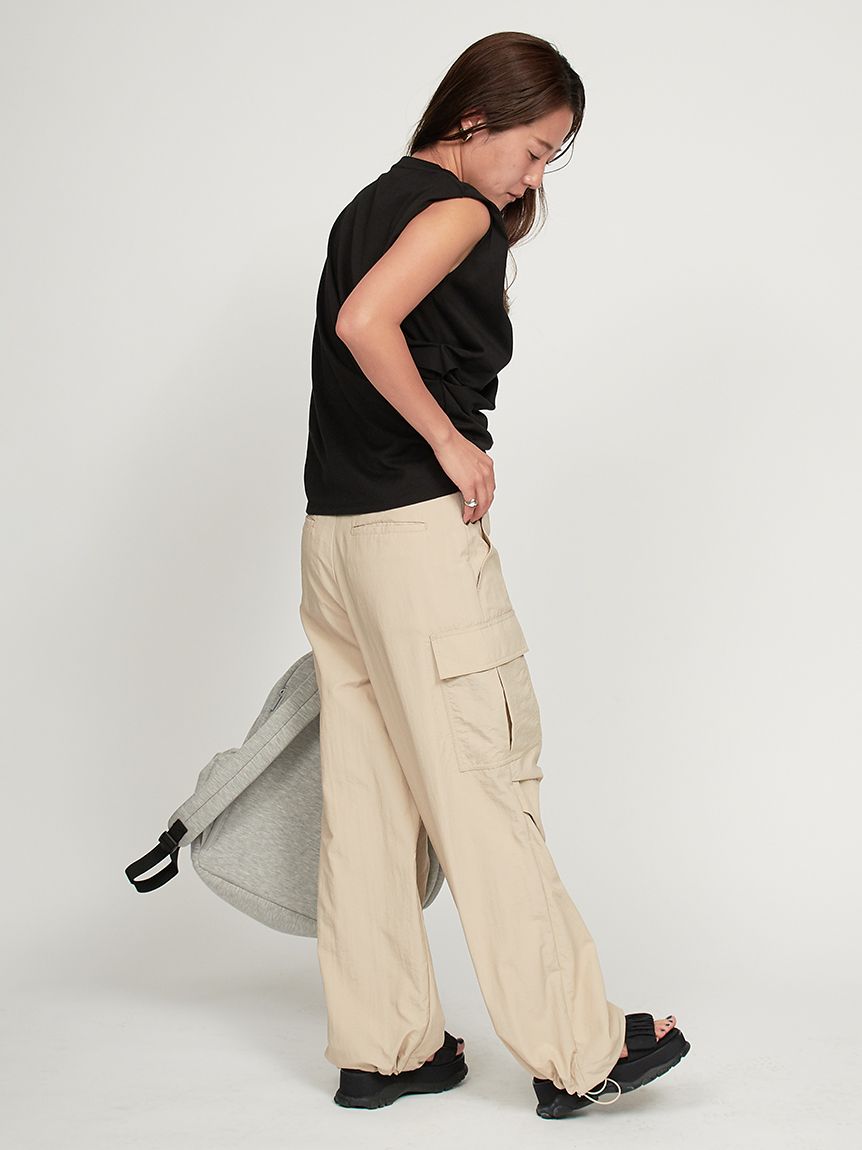 トップス mi emmi×PlaX（TM）】タックデザイントップス(Tシャツ/カットソー