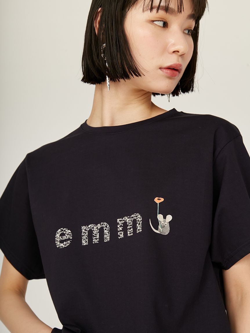emmi×Leo Lionni】emmiロゴグラフィックTシャツ(Tシャツ/カットソー