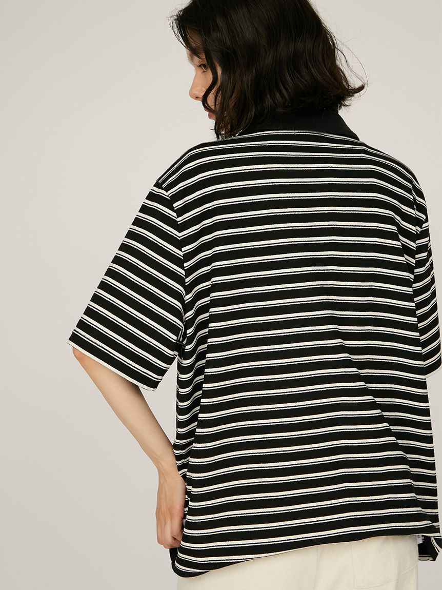 orimi ニットポロ ORIMI Destroy Knit Poro デストロイニットポロ