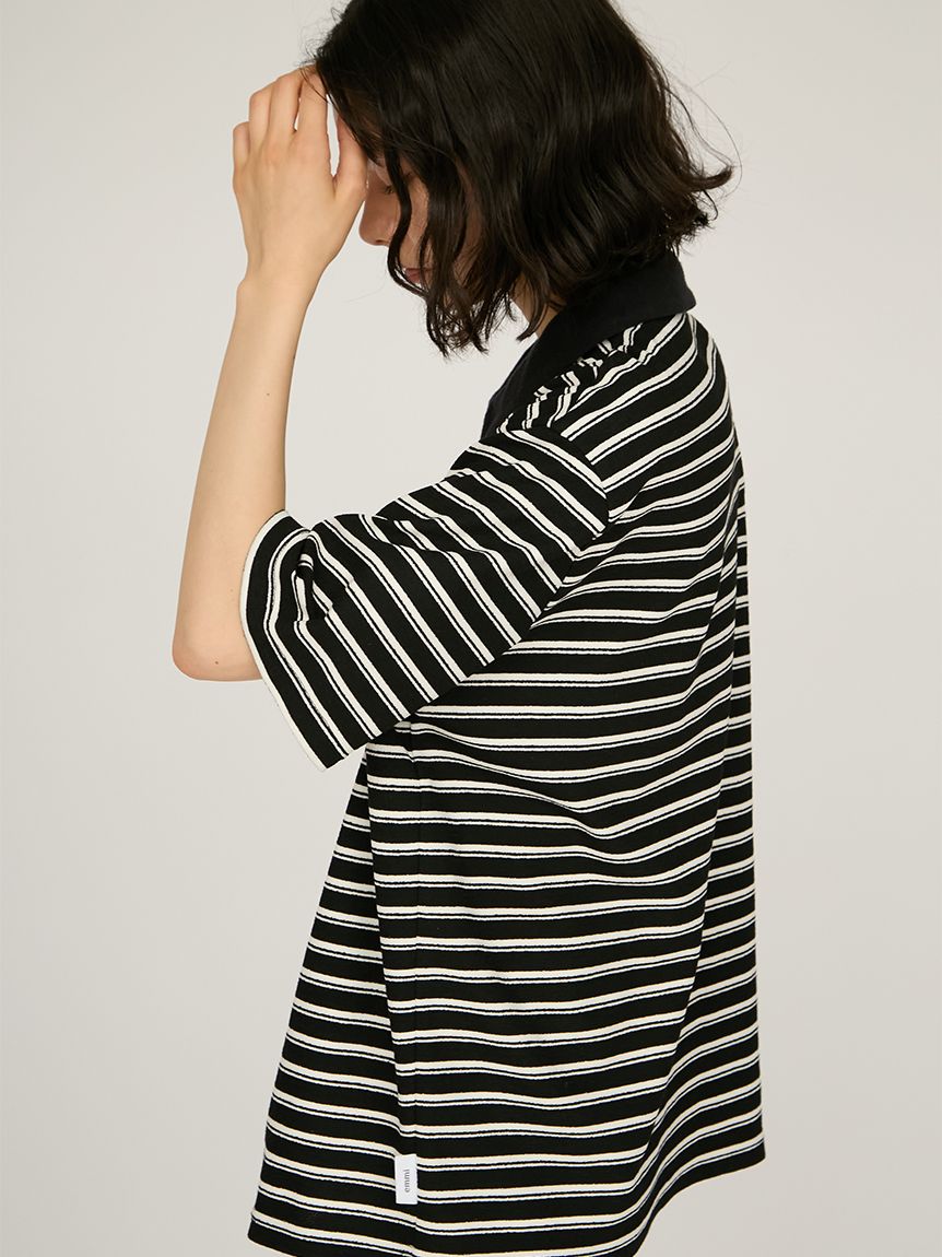 tシャツ 「prince|emmi」パイルポロトップス レディース prince|emmi】パイルポロトップス(Tシャツ/カットソー