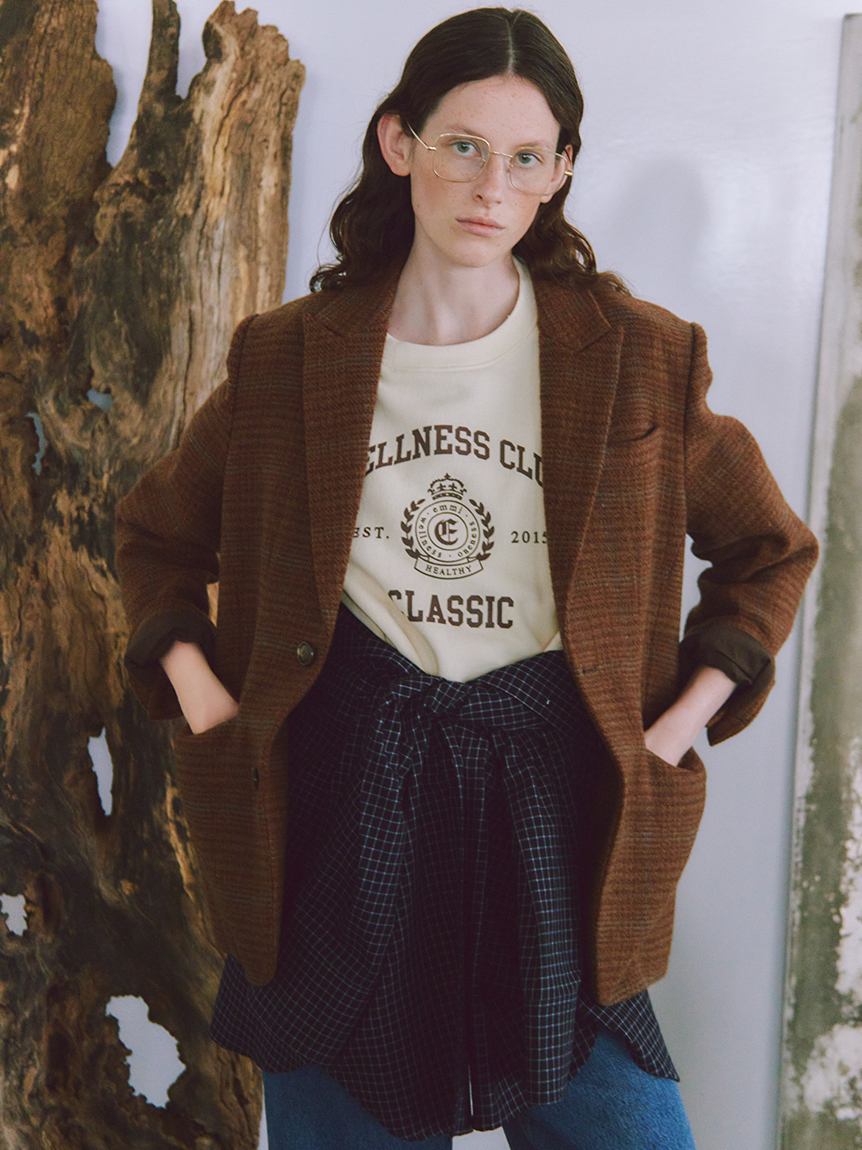 ONLINE限定カラー】カレッジロゴスウェットトップス(スウェット