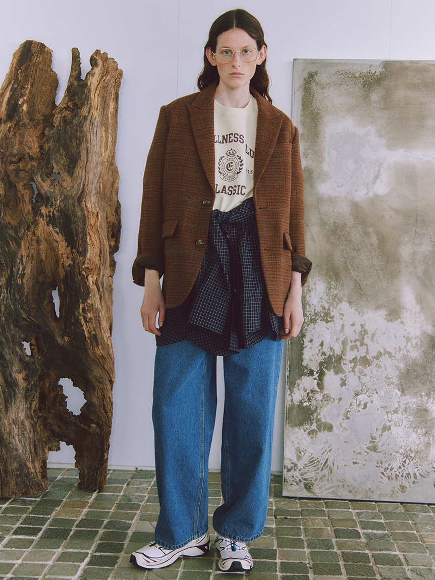 ONLINE限定カラー】カレッジロゴスウェットトップス(スウェット