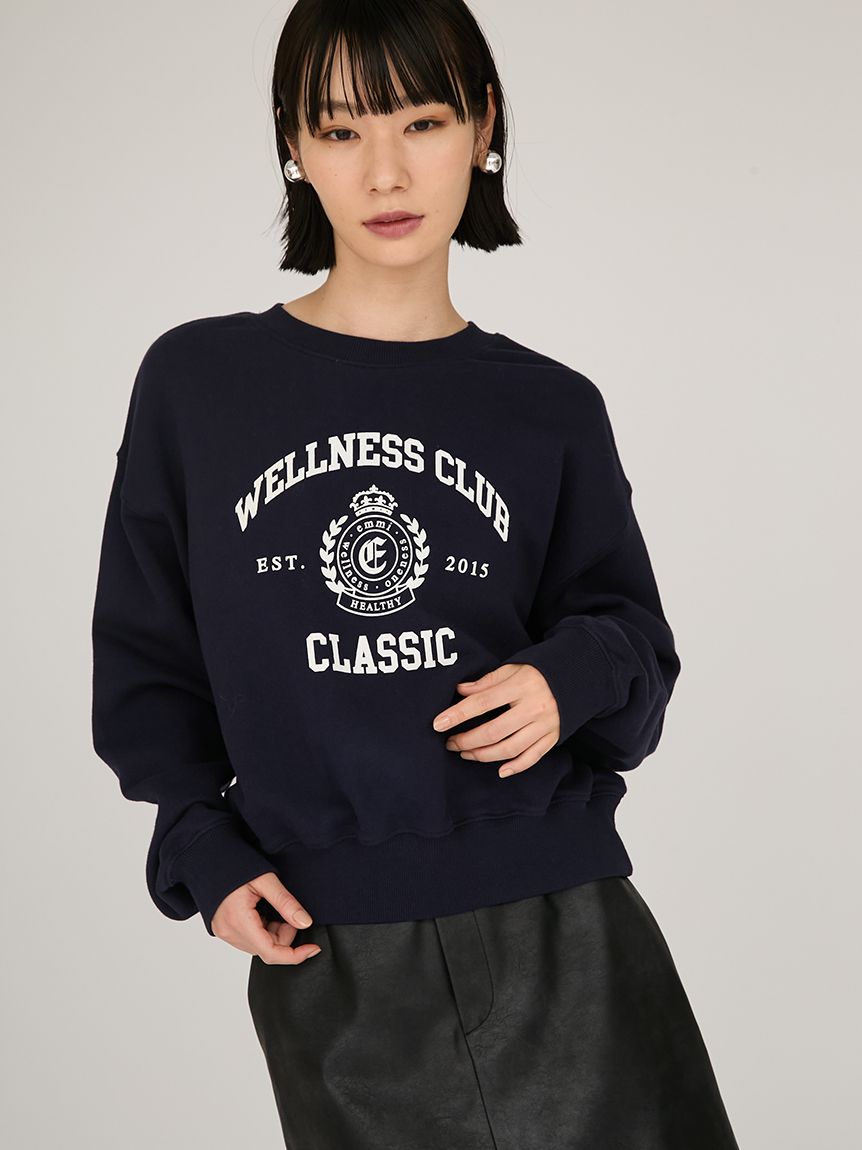 ONLINE限定カラー】カレッジロゴスウェットトップス(スウェット