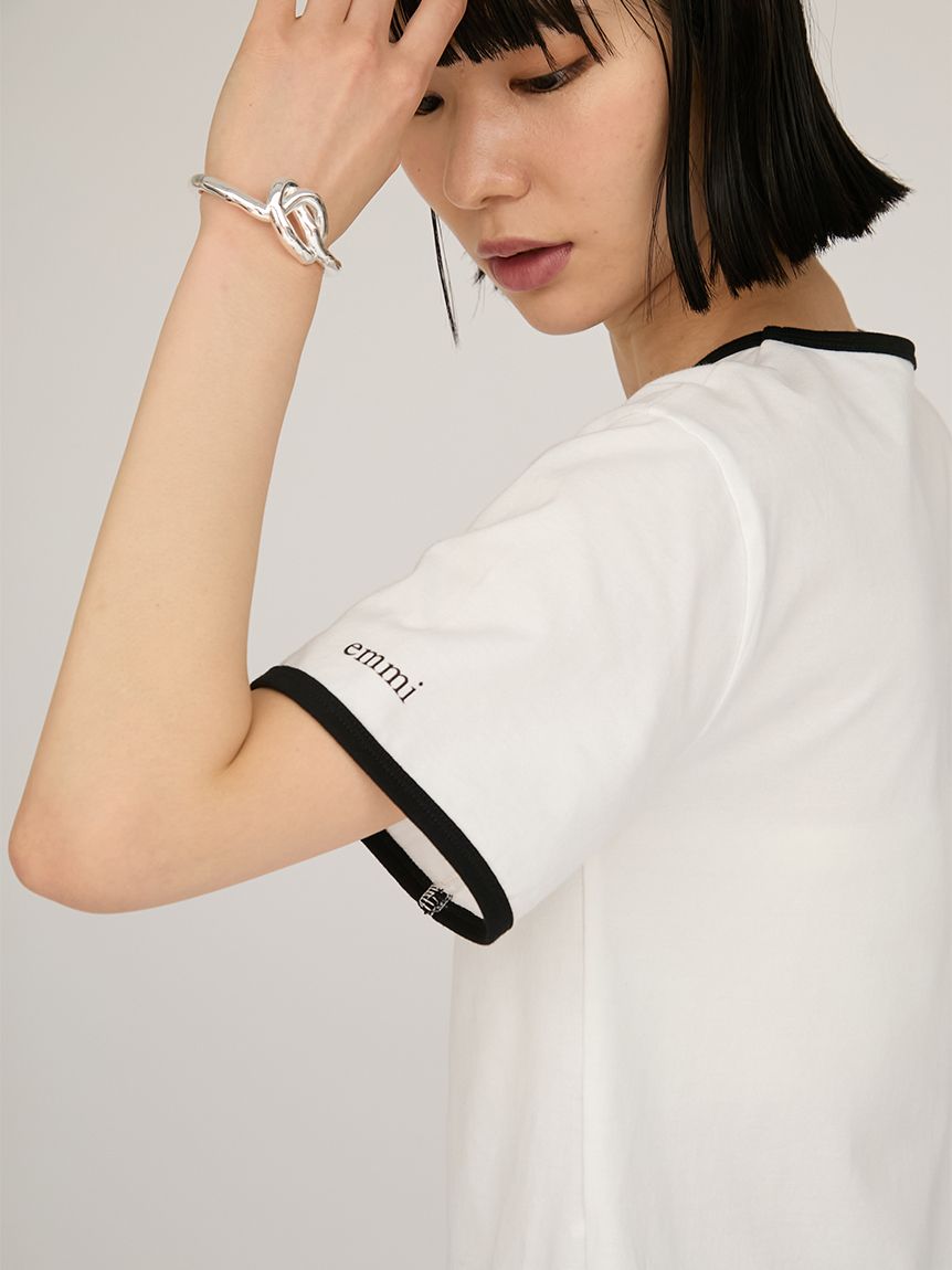 みんみ グラフィックリンガーTシャツ(Tシャツ/カットソー)｜トップス｜emmi