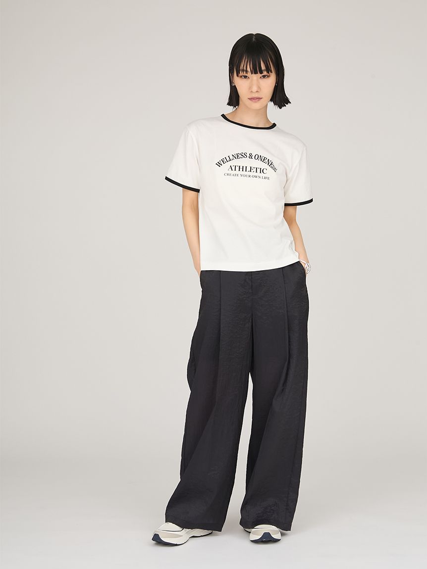 グラフィックリンガーTシャツ(Tシャツ/カットソー)｜トップス