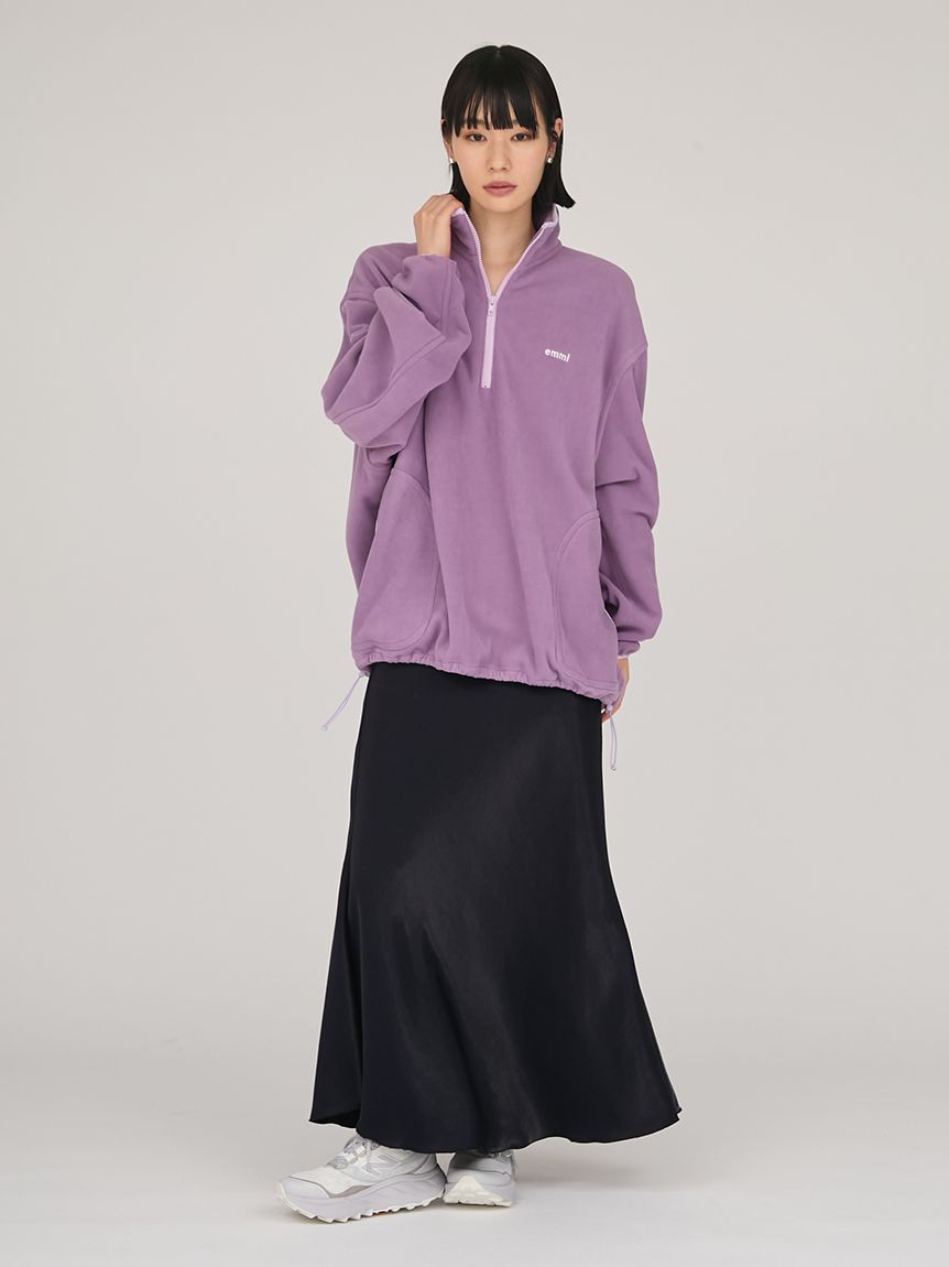 【すずさん専用】未使用ETRE TOKYO エコフリースハーフジッププルオーバー ETRE TOKYO - ドロストヘムエコフリースハーフジッププル