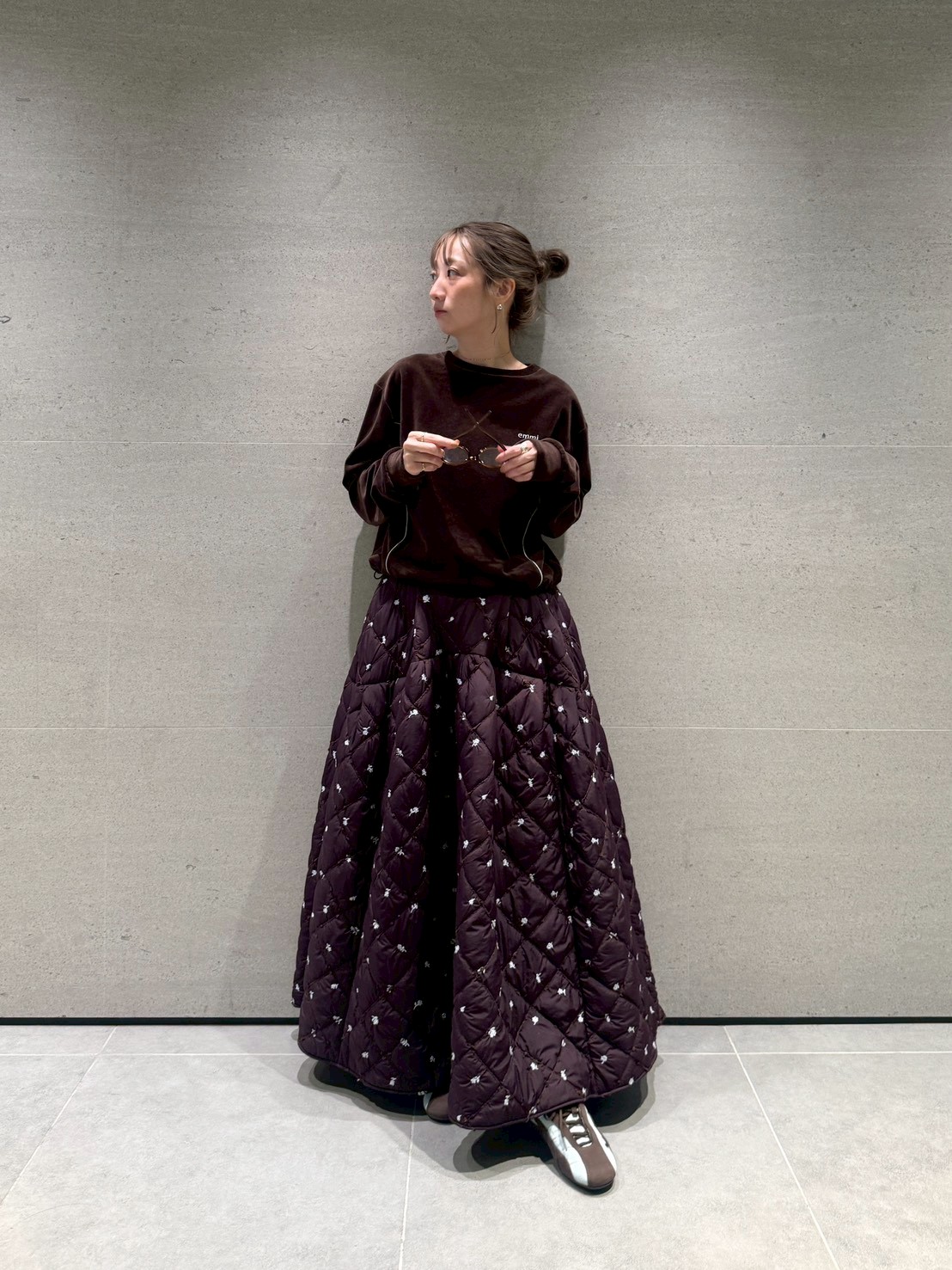 パイピングデザインベロアトップス(カットソー)｜トップス｜emmi（エミ