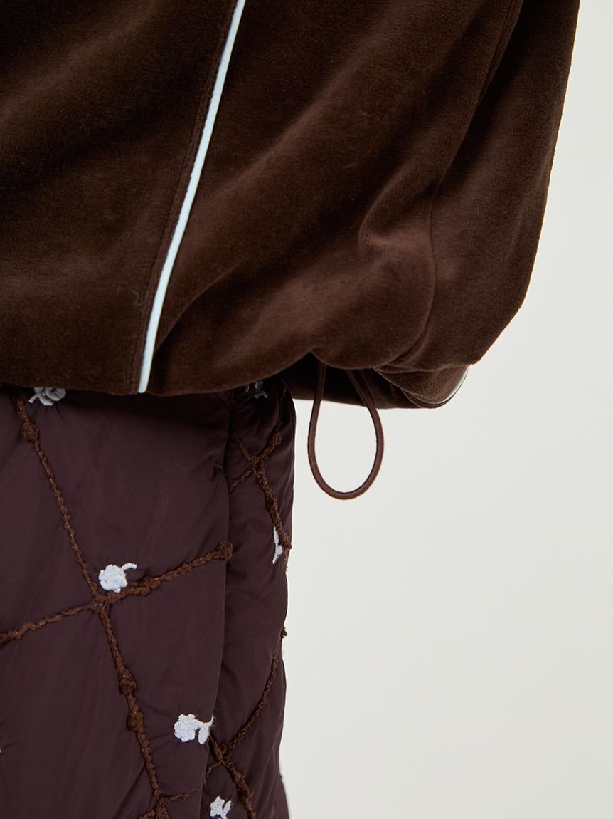 パイピングデザインベロアトップス(カットソー)｜トップス｜emmi（エミ