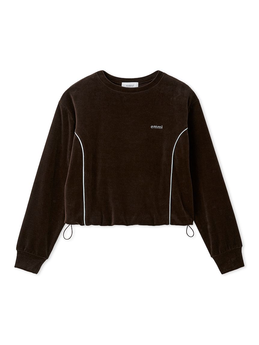 パイピングデザインベロアトップス(カットソー)｜トップス｜emmi（エミ