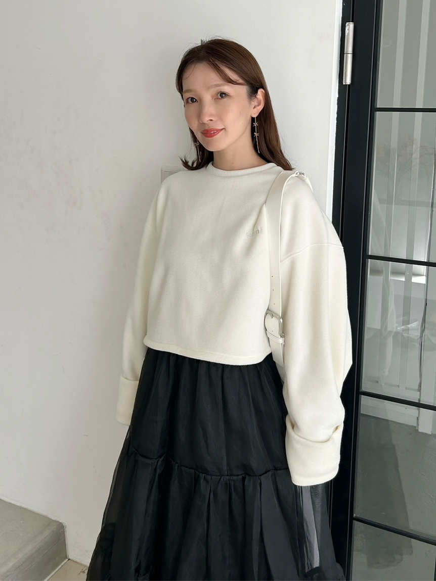 WEB限定】起毛カットプルオーバー(カットソー)｜トップス｜emmi（エミ