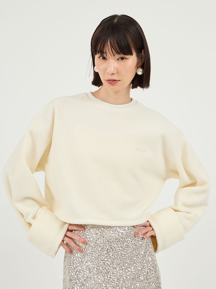 WEB限定】起毛カットプルオーバー(カットソー)｜トップス｜emmi（エミ