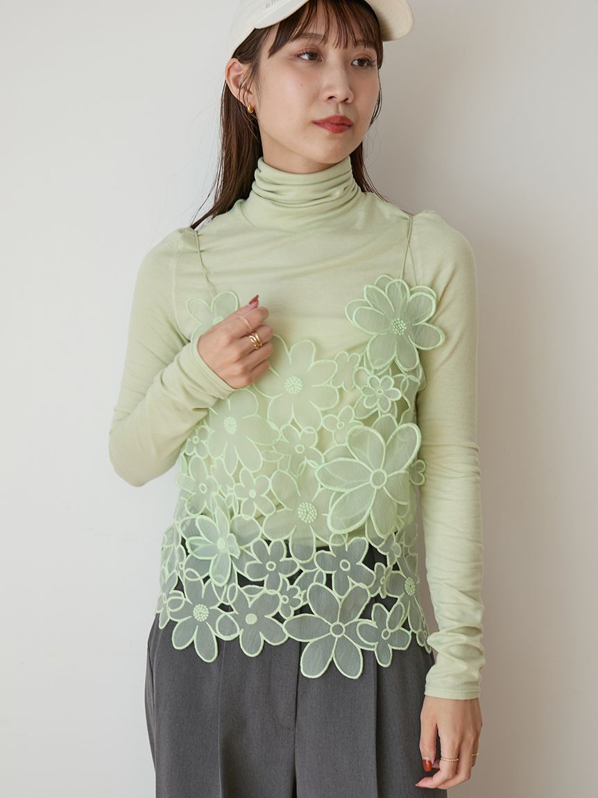 ハイネックカットソー(Tシャツ/カットソー)｜トップス｜emmi（エミ）の