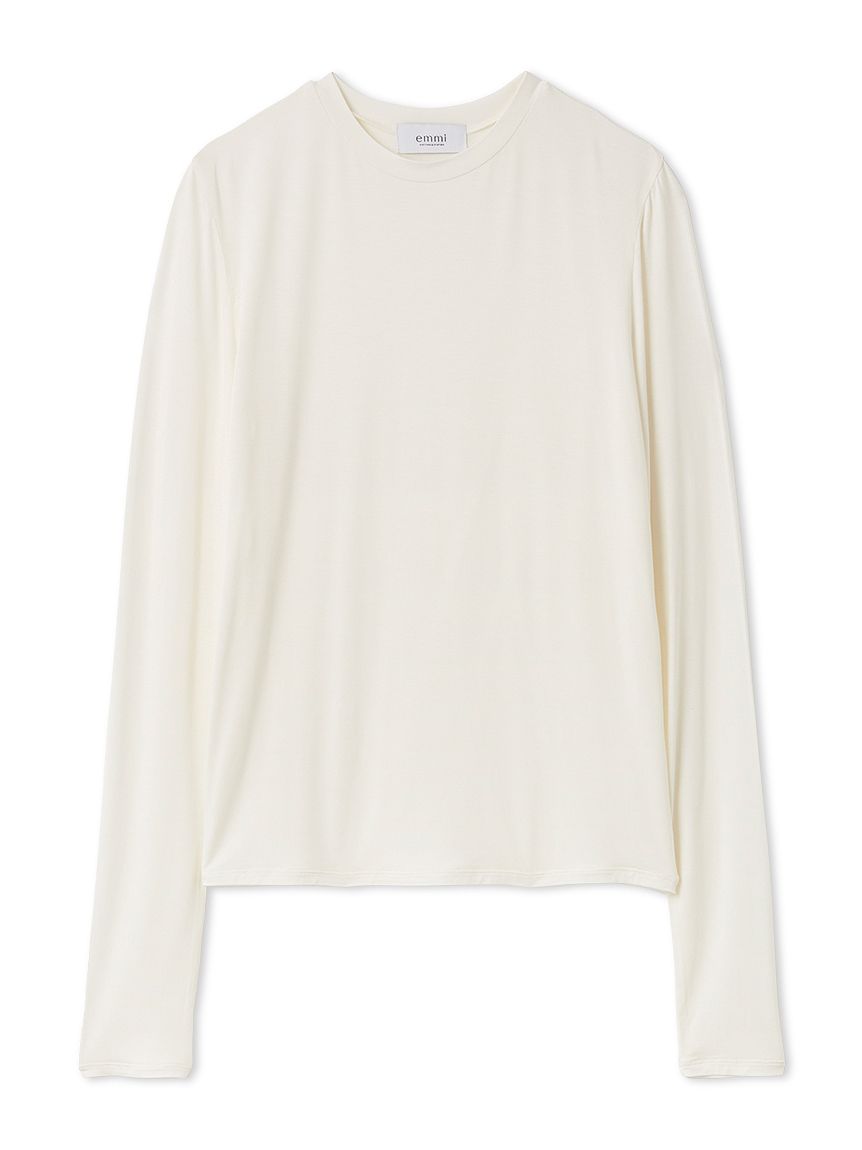 バンブーロングスリーブカットソー(Tシャツ/カットソー)｜トップス