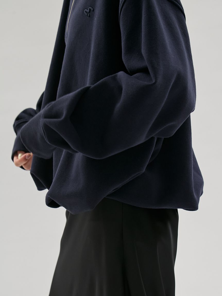em】ハーフジップスウェット【セットアップ対応】(Tシャツ/カットソー