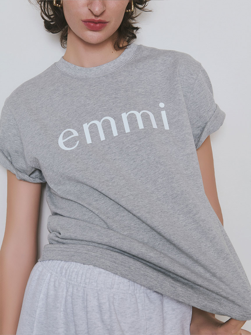 ONLINE限定カラーあり】eco emmiロゴTシャツ/UVカット(Tシャツ