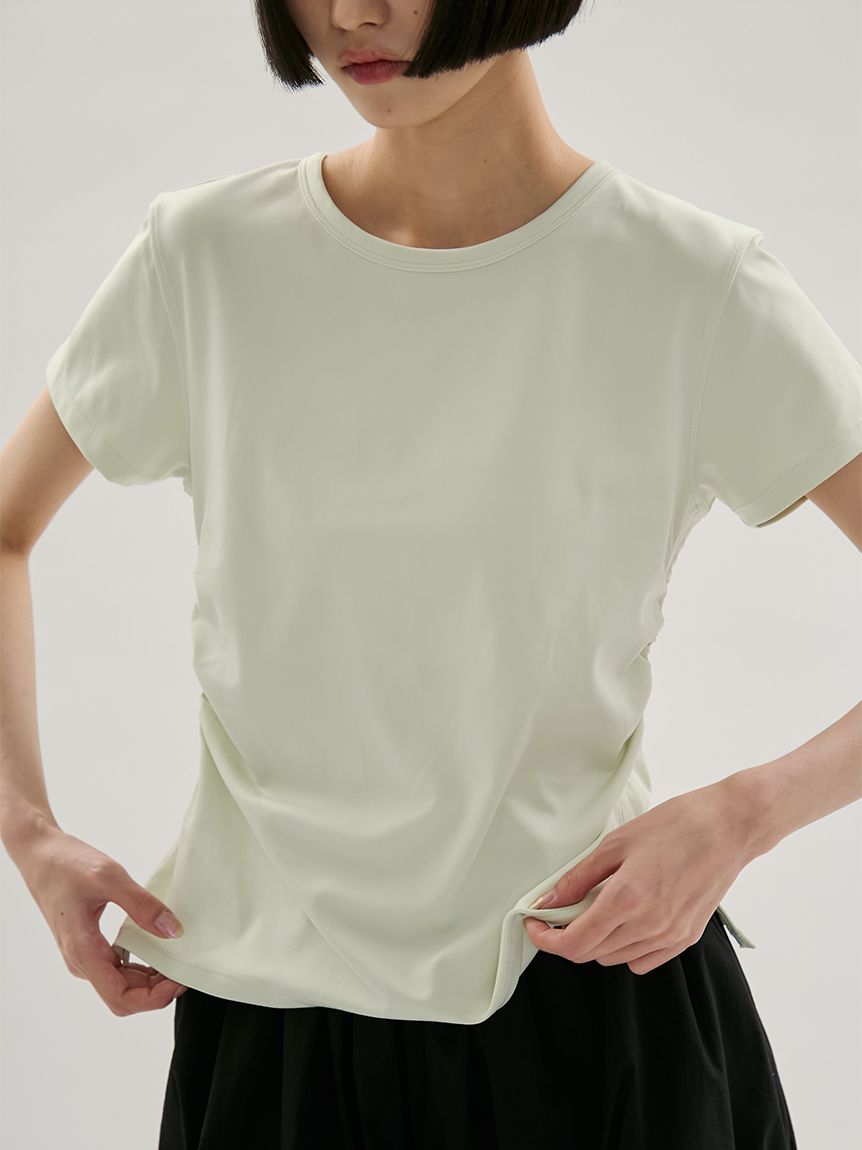 バックデザインTシャツ/UVカット(Tシャツ/カットソー)｜トップス｜emmi