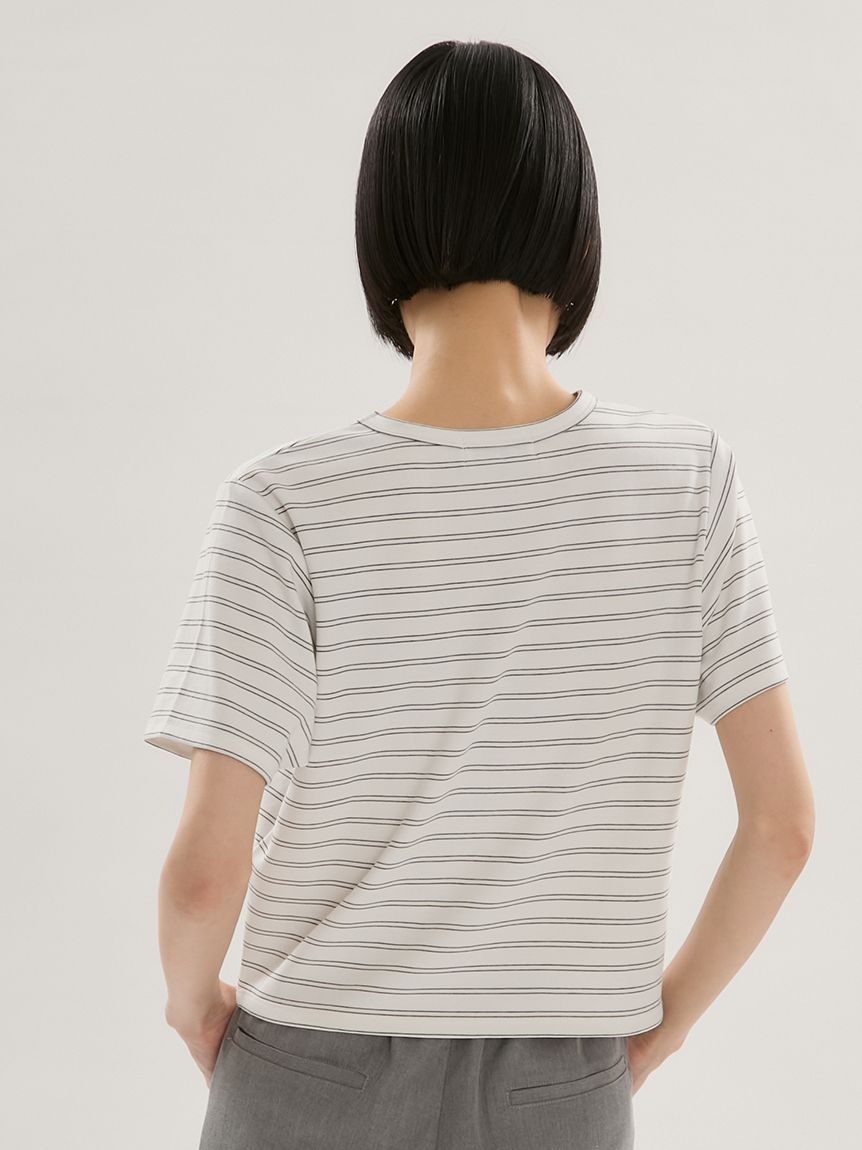 ソフトタッチクロップドTシャツ(Tシャツ/カットソー)｜トップス｜emmi