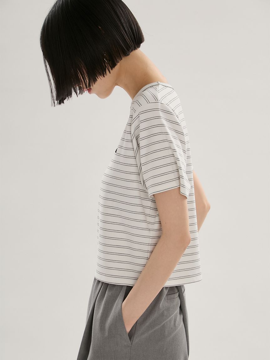 エターナルD_C クロップドTシャツ M ソフトタッチクロップドTシャツ(Tシャツ/カットソー)｜トップス｜emmi