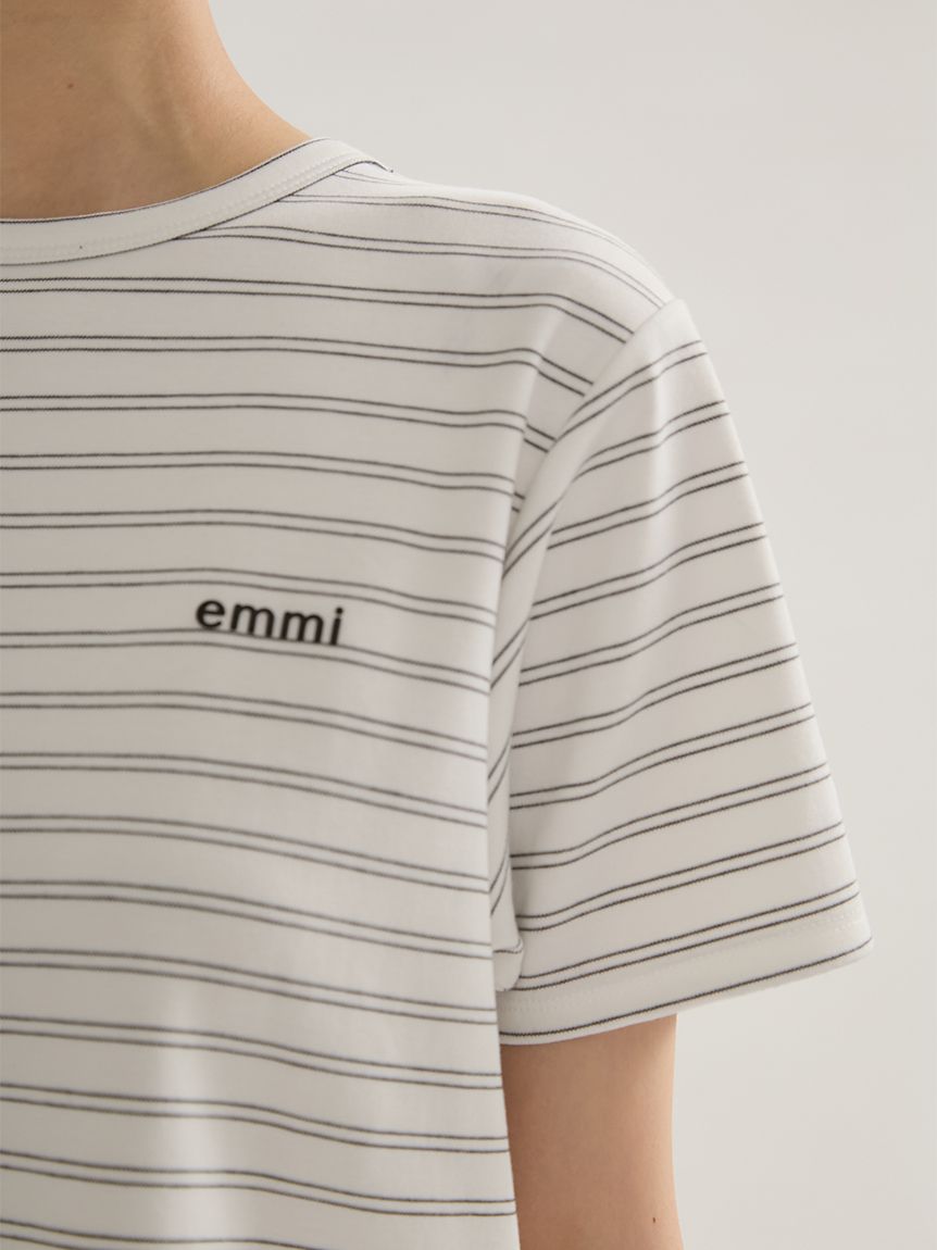 ソフトタッチクロップドTシャツ(Tシャツ/カットソー)｜トップス｜emmi