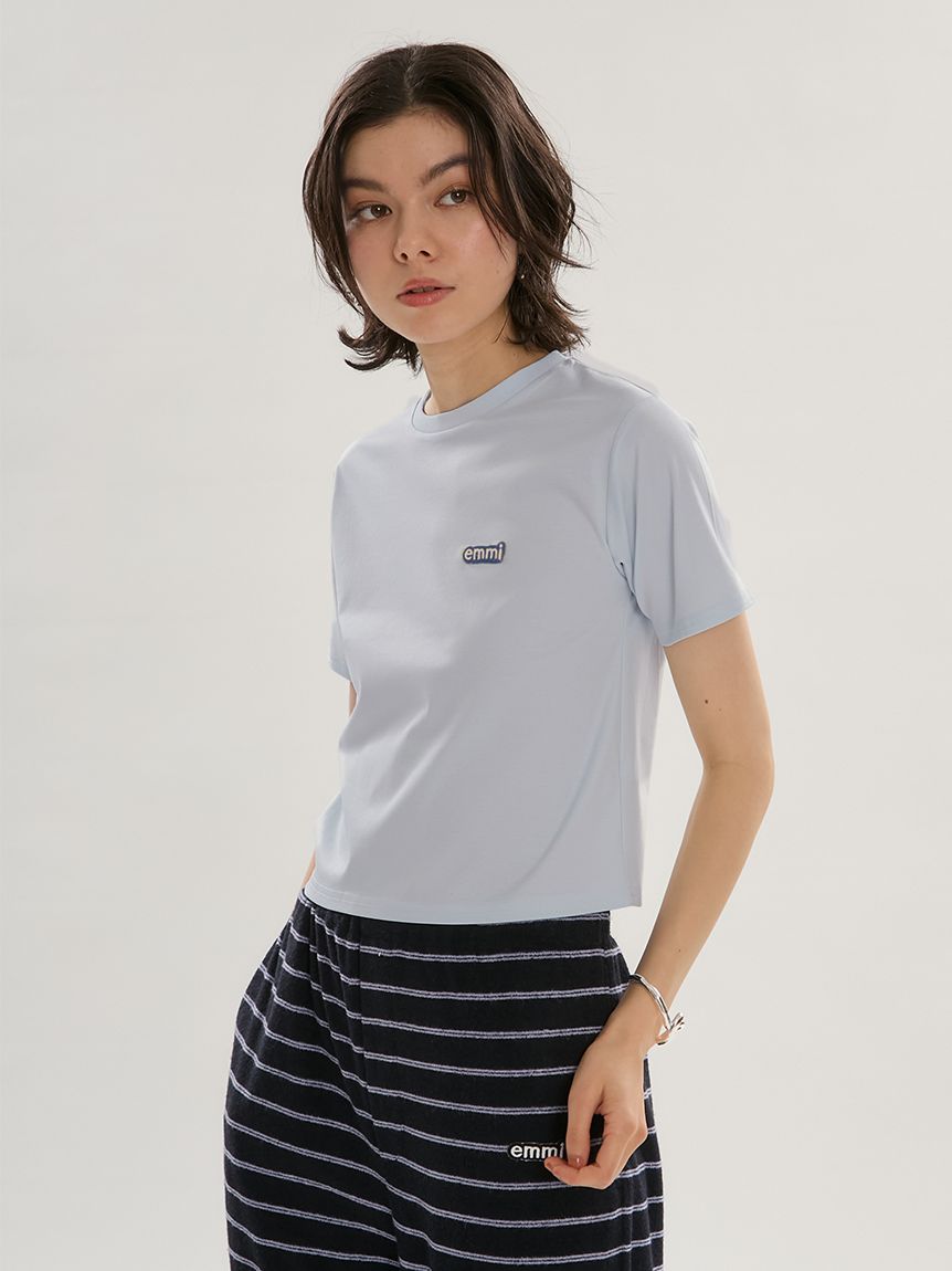 emmiロゴコンパクトTシャツ(Tシャツ/カットソー)｜トップス｜emmi