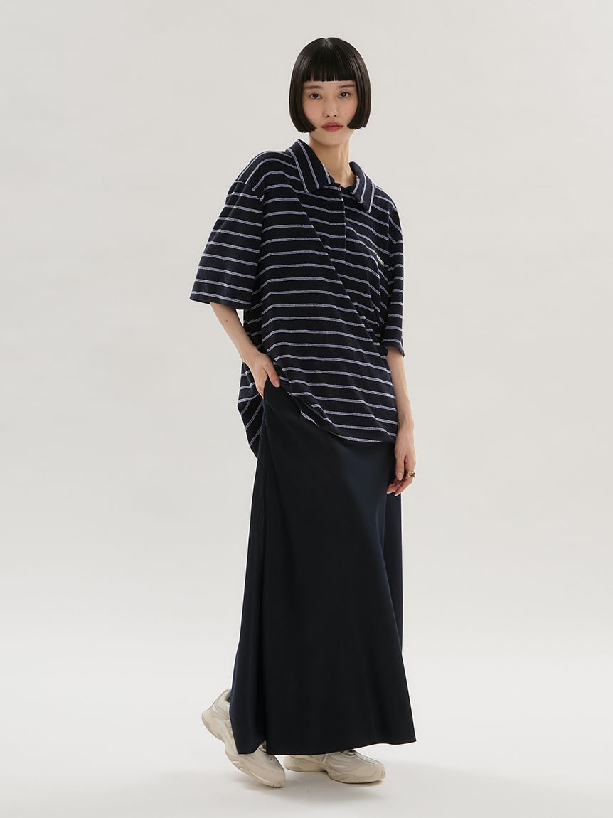 emmiロゴパイルポロトップス【セットアップ対応】(Tシャツ/カットソー