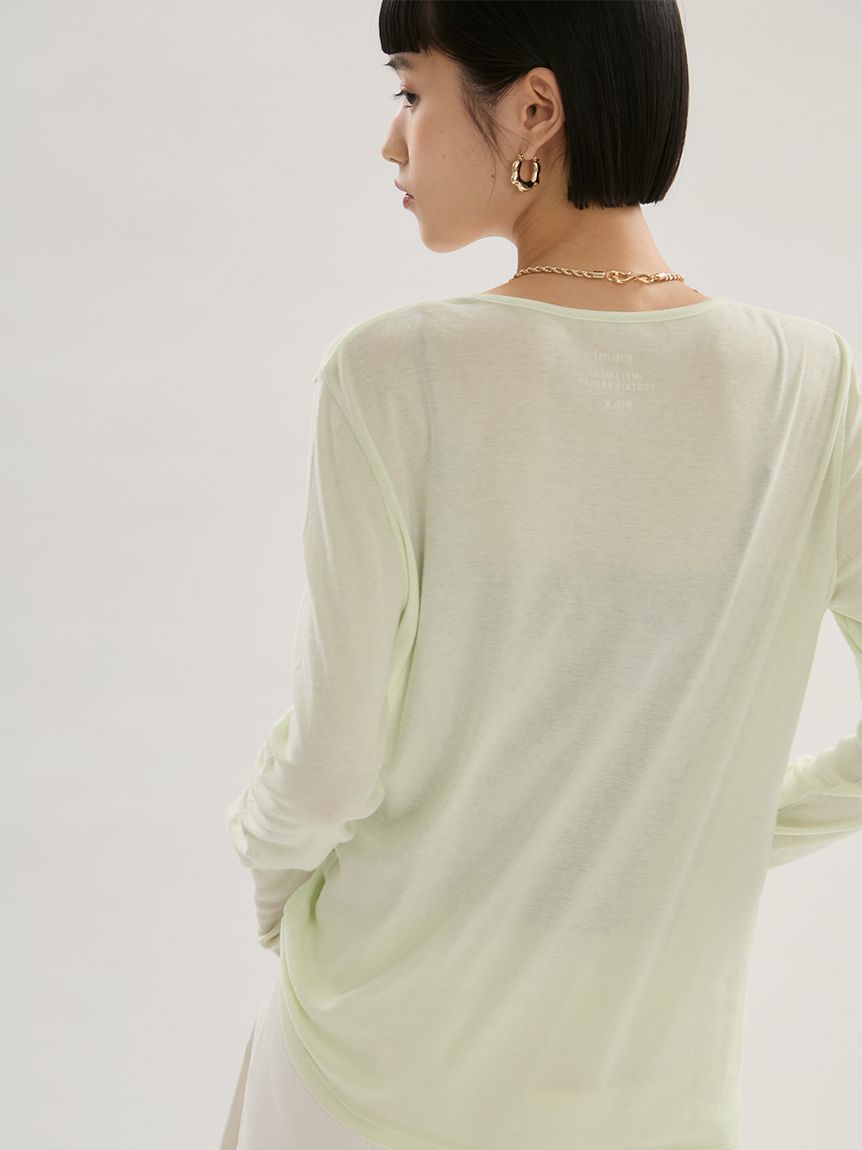 emmi×Plax(TM)】クルーネックカットソー(Tシャツ・カットソー)｜TOPS