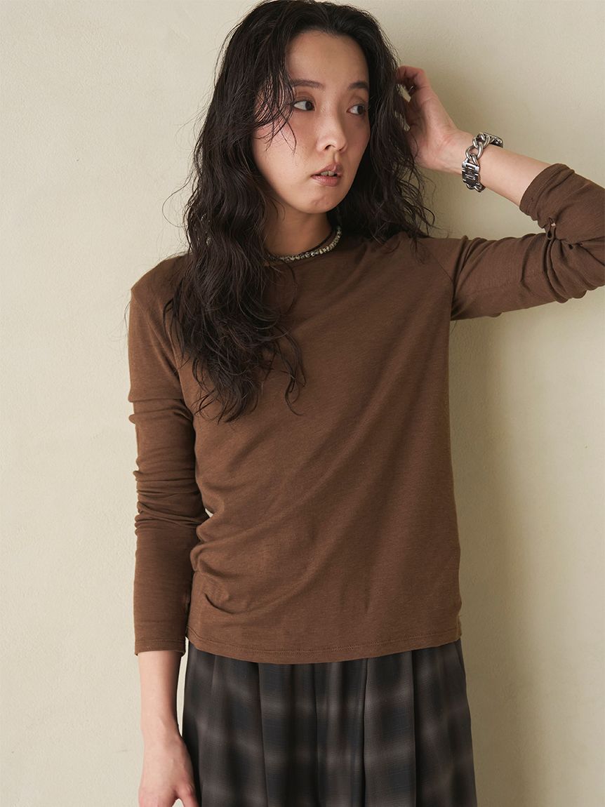 emmi×Plax(TM)】クルーネックカットソー(Tシャツ・カットソー)｜TOPS