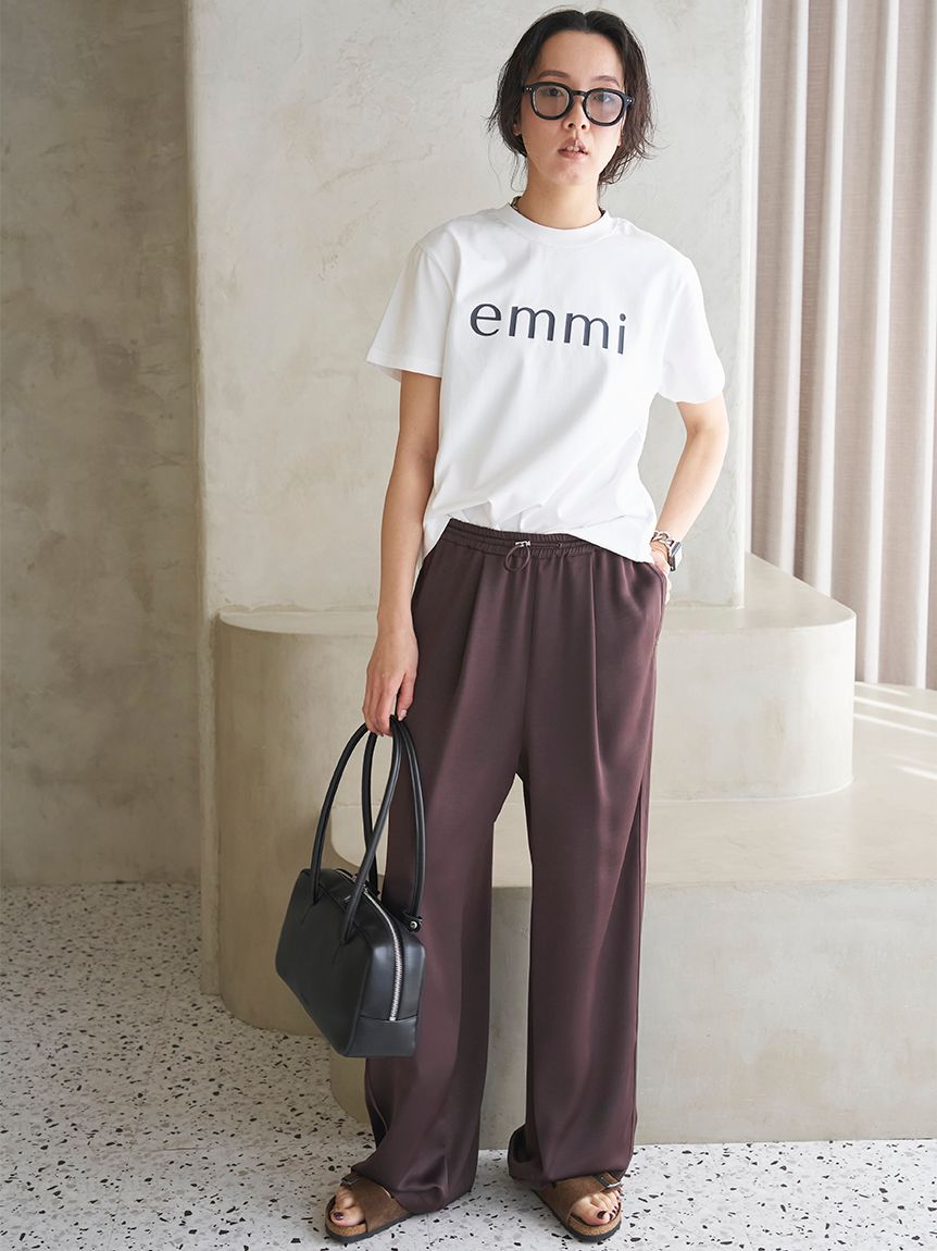 ベーシックemmiロゴTシャツ(Tシャツ/カットソー)｜トップス｜emmi