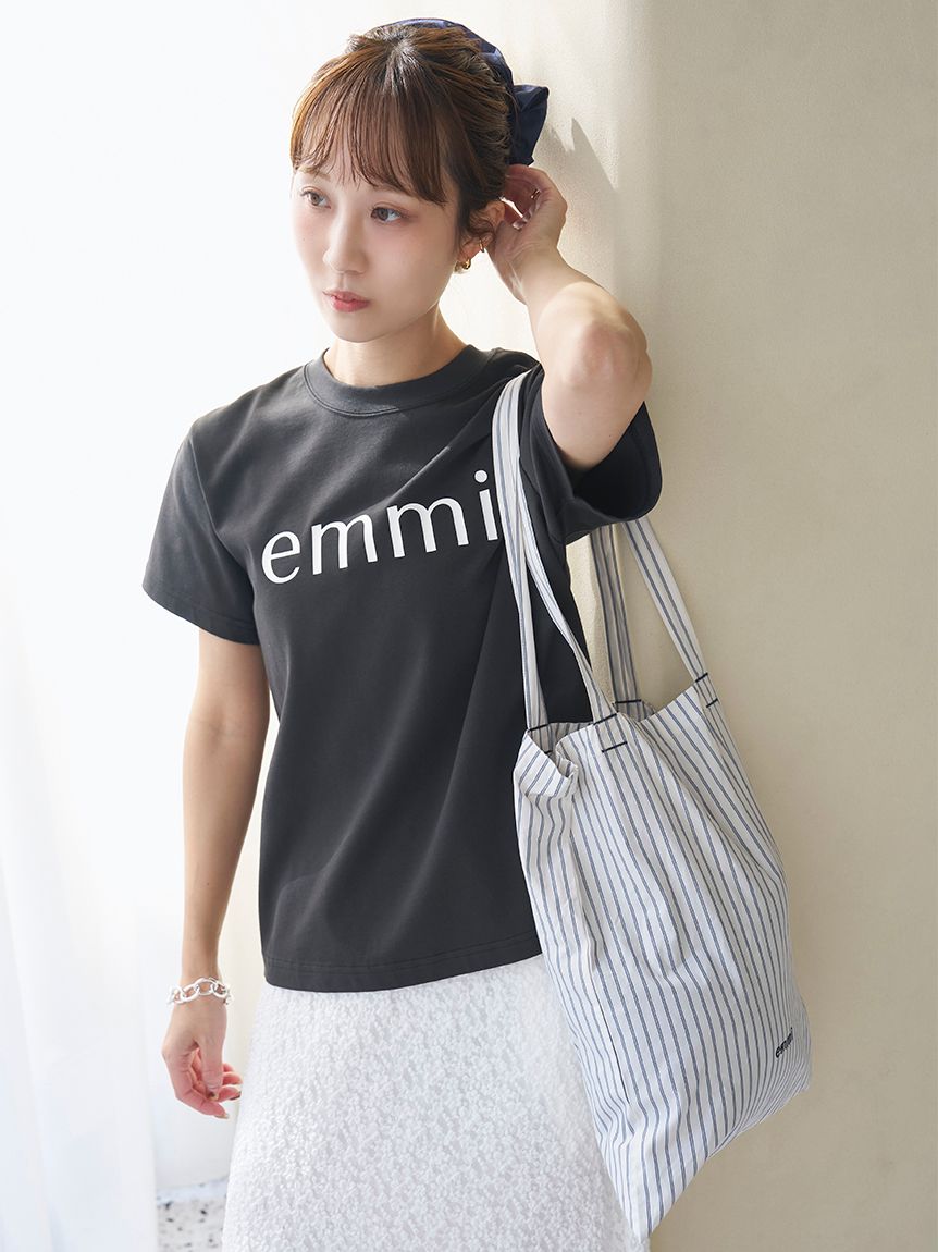 ベーシックemmiロゴTシャツ(Tシャツ/カットソー)｜トップス｜emmi