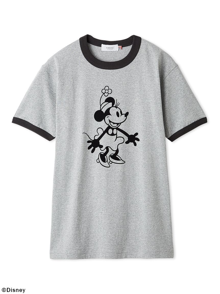 emmi×GOOD ROCK SPEED】MINNIE MOUSE/リンガー Tシャツ(Tシャツ