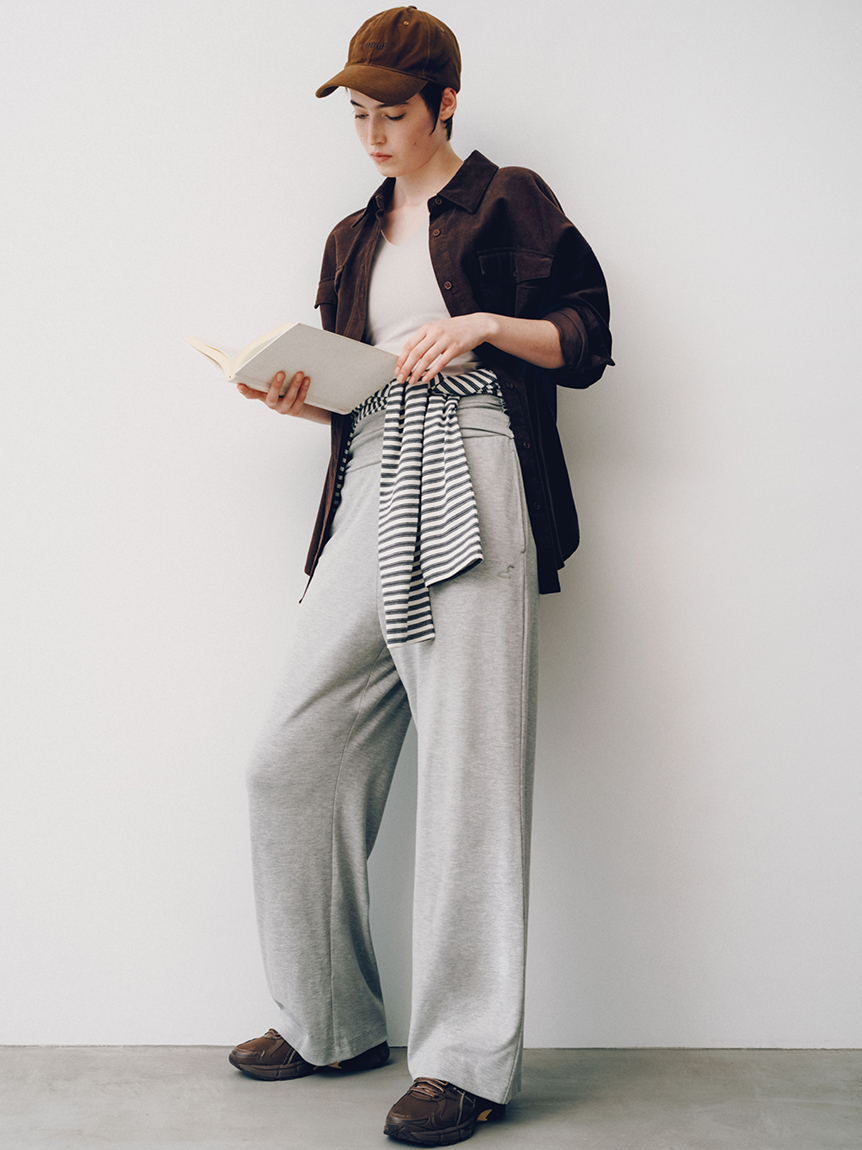 emmiロゴクロップドボーダーカットソー(Tシャツ・カットソー)｜TOPS