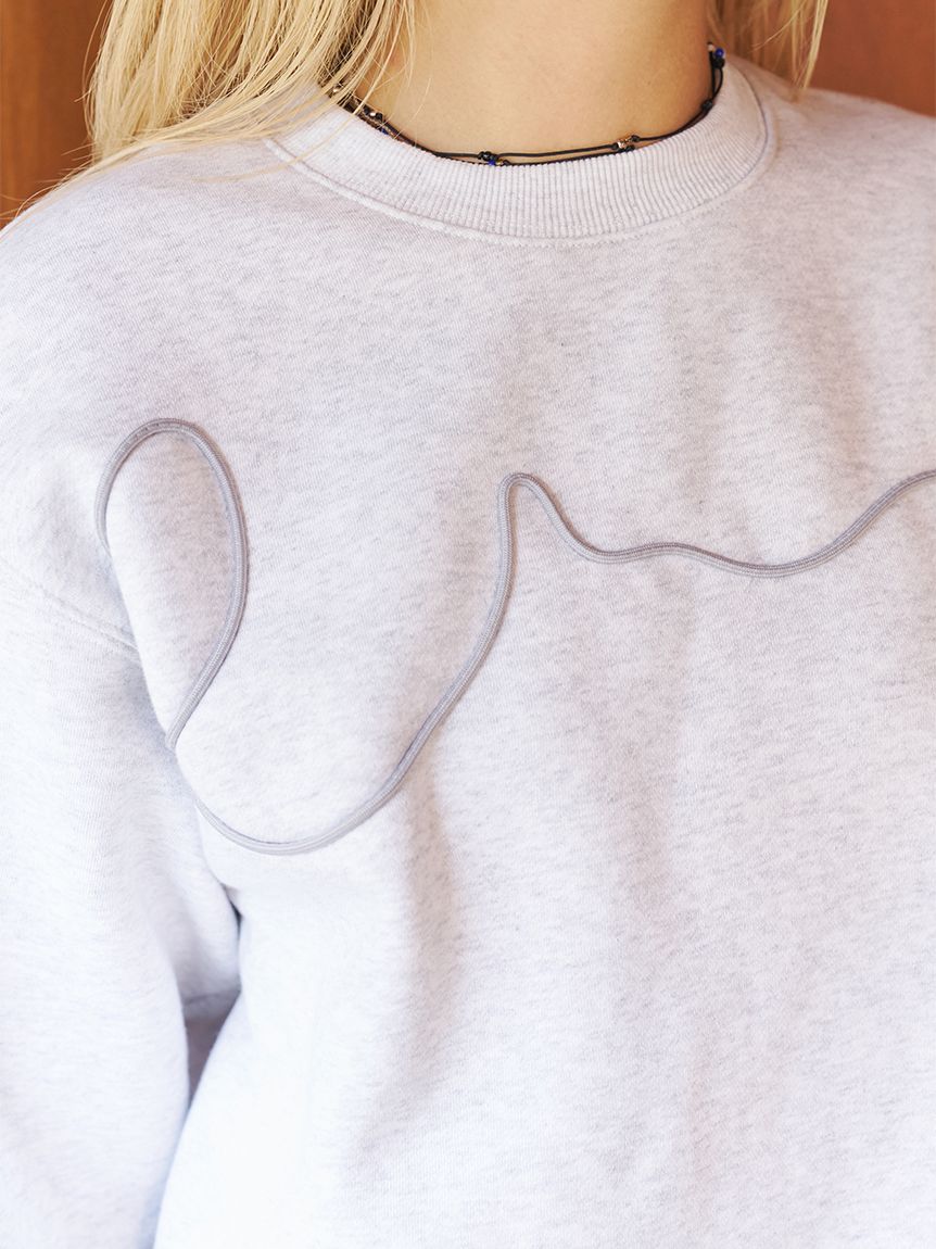 コードエンブロイダリープルオーバー(カットソー)｜TOPS｜emmi（エミ