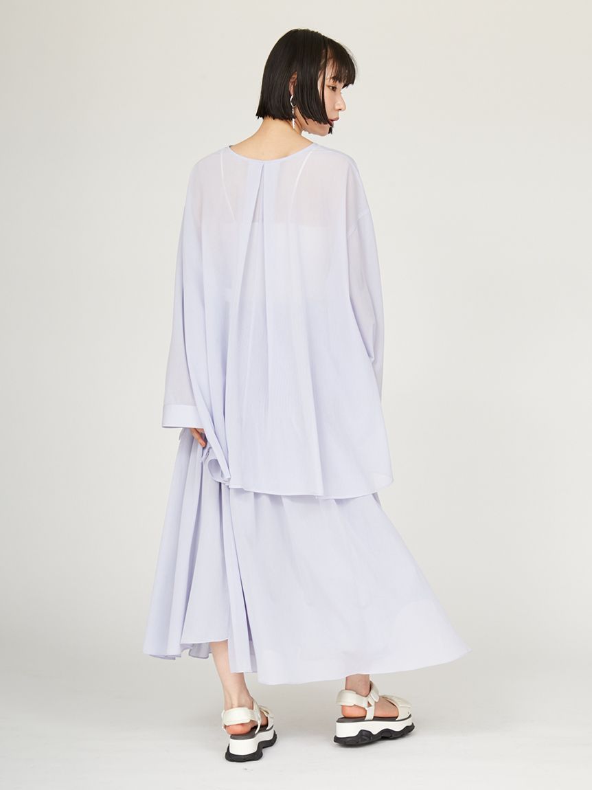 SALE40%OFF エミ アトリエ emmi atelier シアーボリュームシャツ 13wfb252015 レディース トップス 羽織 ブラウス デイリー 接触冷感 emmi yoga SALE40%OFF エミ アトリエ atelier シアーボリューム