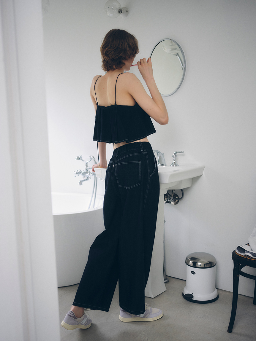あやてきemmi タックビスチェ 新品　タグ付き エミ emmi タックビスチェ （BLK） -ファッション通販 FASHION