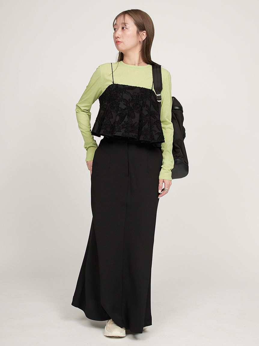 あやてきemmi タックビスチェ 新品　タグ付き エミ emmi タックビスチェ （BLK） -ファッション通販 FASHION
