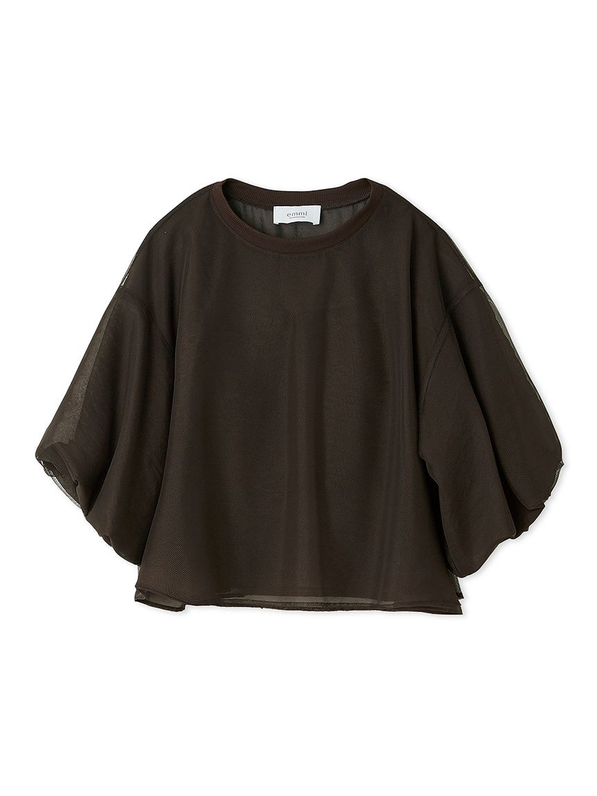 美品 エミ 長袖シアーショートブラウス レディース SIZE F Emmi 中古 楽天市場】【全品P5倍×先着100名様全品5%OFFクーポン30日0時〜1
