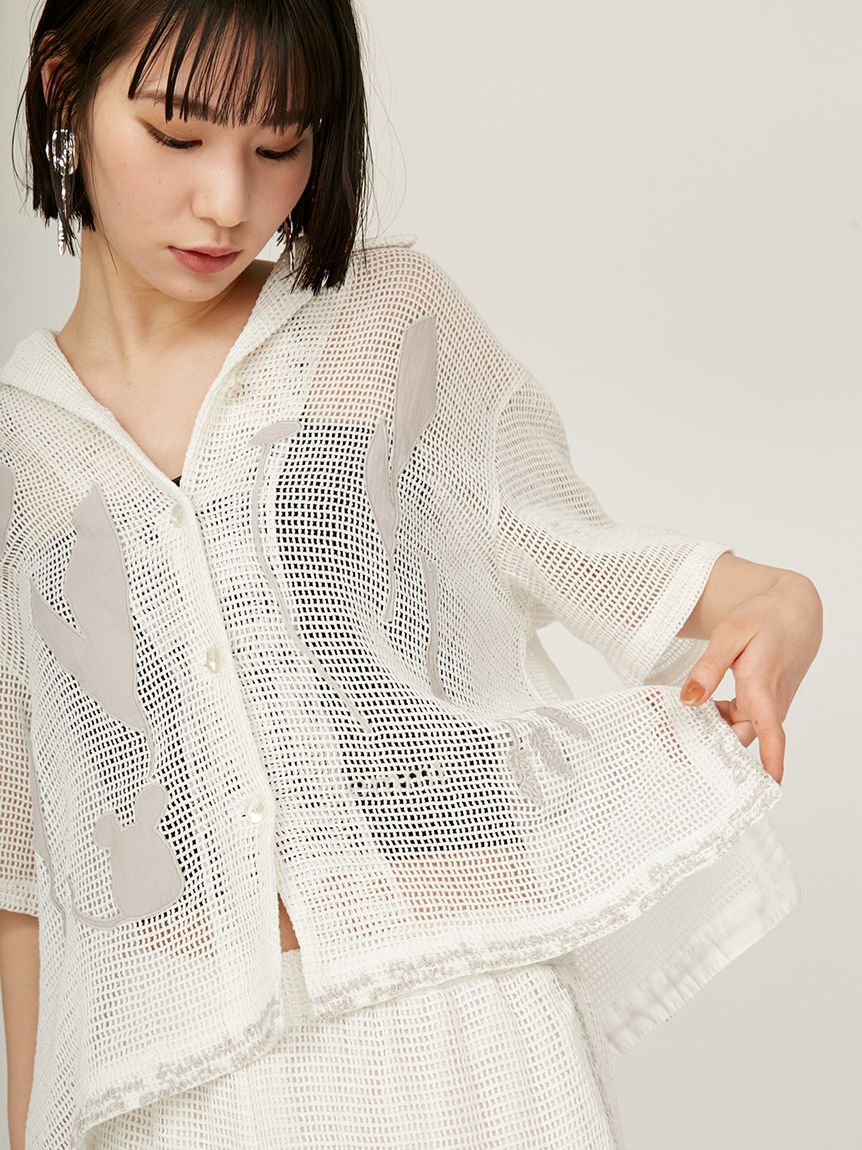emmi×Leo Lionni】 メッシュシャツ(シャツ・ブラウス)｜トップス｜emmi