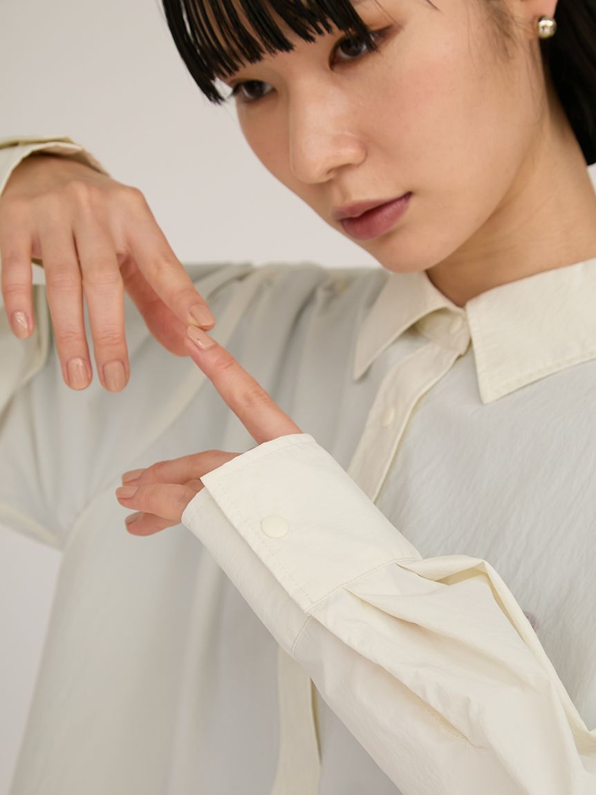 ONLINE限定カラー】【prince|emmi】ナイロンドロストシャツ(シャツ