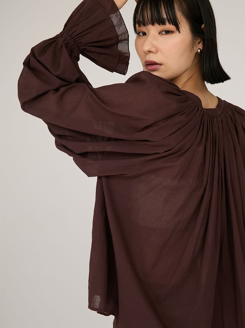 コットンボイルシフォンブラウス(ブラウス)｜トップス｜emmi（エミ）の